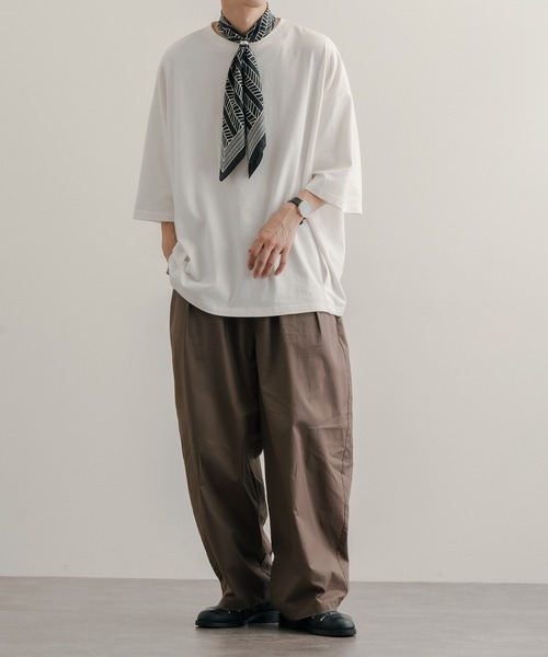 epnok（エプノック）の「リング付きスカーフ（バンダナ/スカーフ・メンズ・ネイビー/ブラック/オレンジ/ワインレッド/グリーン/ブルー・FREE）」の16枚目の写真