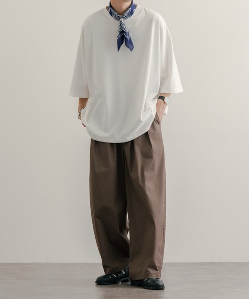 epnok（エプノック）の「リング付きスカーフ（バンダナ/スカーフ・メンズ・ネイビー/ブラック/オレンジ/ワインレッド/グリーン/ブルー・FREE）」の11枚目の写真