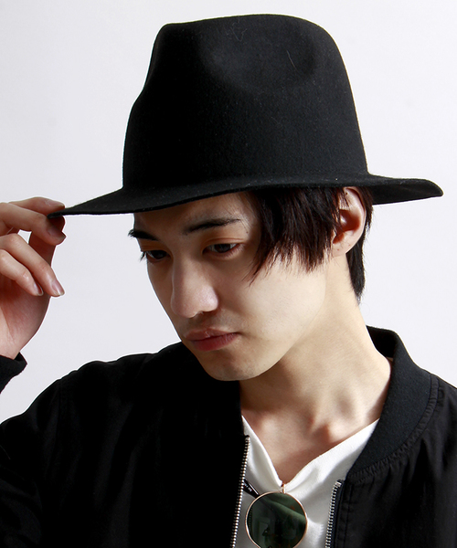 WEGO（ウィゴー）の「WEGO/ ワイドブリムハット（ハット・メンズ・ブラック/ネイビー・FREE）」の2枚目の写真