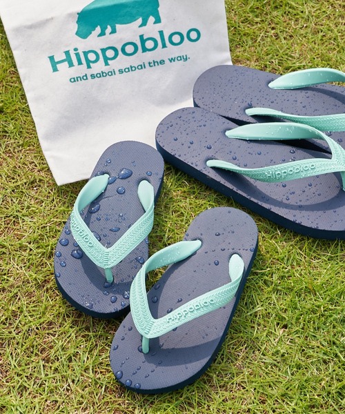 CIAOPANIC TYPY（チャオパニックティピー）の「【Hippobloo/ヒッポブルー】Kid'sビーチサンダル（サンダル・キッズ・ブラック/ダークグリーン/ピンク/インディゴブルー/ブルー/バイオレット/ネイビー/ブラウン・8/7）」の4枚目の写真