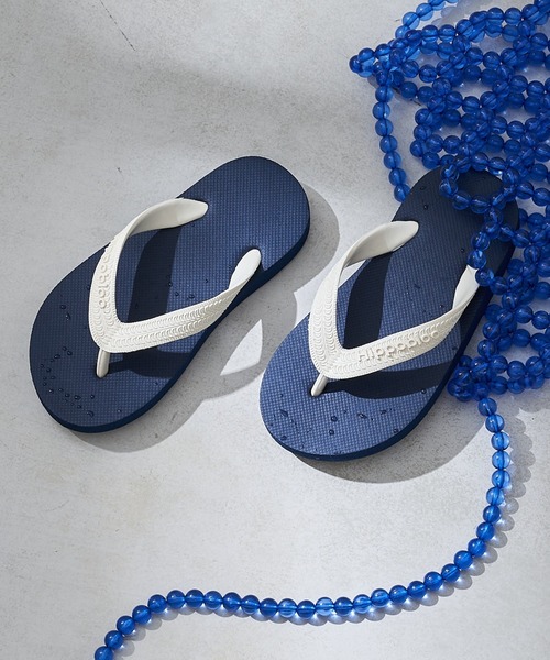 CIAOPANIC TYPY（チャオパニックティピー）の「【Hippobloo/ヒッポブルー】Kid'sビーチサンダル（サンダル・キッズ・ブラック/ダークグリーン/ピンク/インディゴブルー/ブルー/バイオレット/ネイビー/ブラウン・8/7）」の11枚目の写真