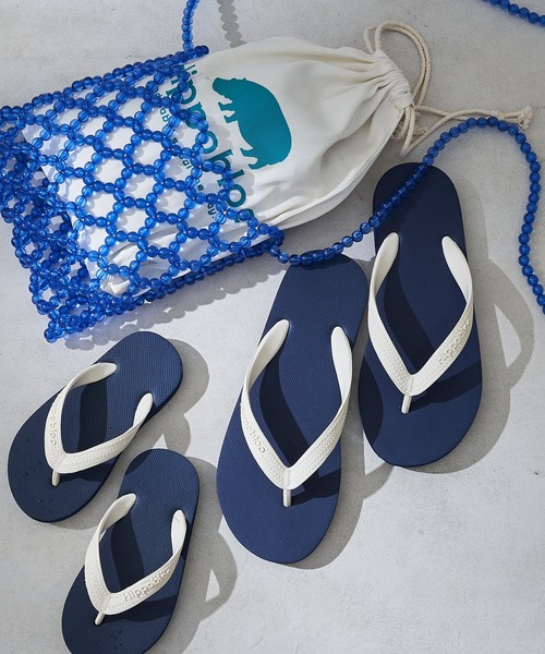 CIAOPANIC TYPY（チャオパニックティピー）の「【Hippobloo/ヒッポブルー】Kid'sビーチサンダル（サンダル・キッズ・ブラック/ダークグリーン/ピンク/インディゴブルー/ブルー/バイオレット/ネイビー/ブラウン・8/7）」の13枚目の写真