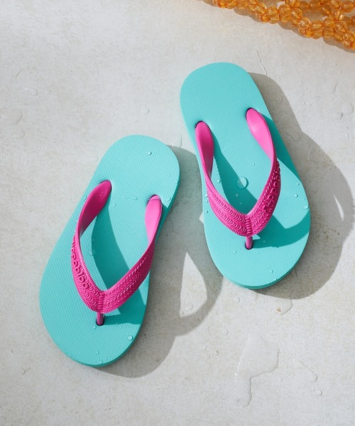 CIAOPANIC TYPY（チャオパニックティピー）の「【Hippobloo/ヒッポブルー】Kid'sビーチサンダル（サンダル・キッズ・ブラック/ダークグリーン/ピンク/インディゴブルー/ブルー/バイオレット/ネイビー/ブラウン・8/7）」の16枚目の写真