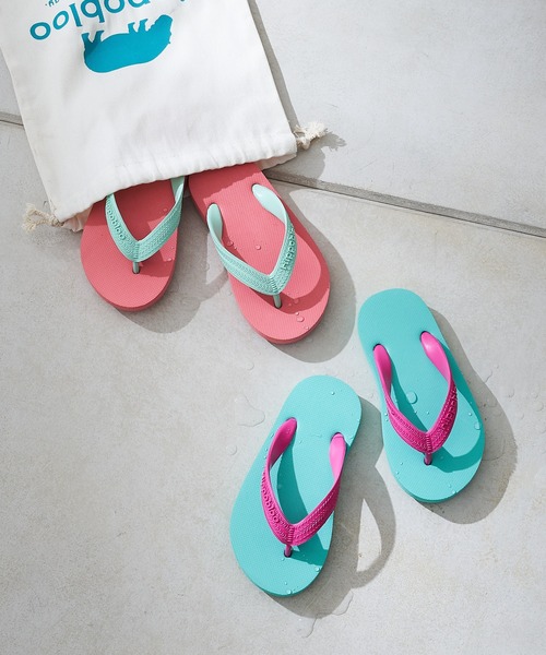 CIAOPANIC TYPY（チャオパニックティピー）の「【Hippobloo/ヒッポブルー】Kid'sビーチサンダル（サンダル・キッズ・ブラック/ダークグリーン/ピンク/インディゴブルー/ブルー/バイオレット/ネイビー/ブラウン・8/7）」の21枚目の写真