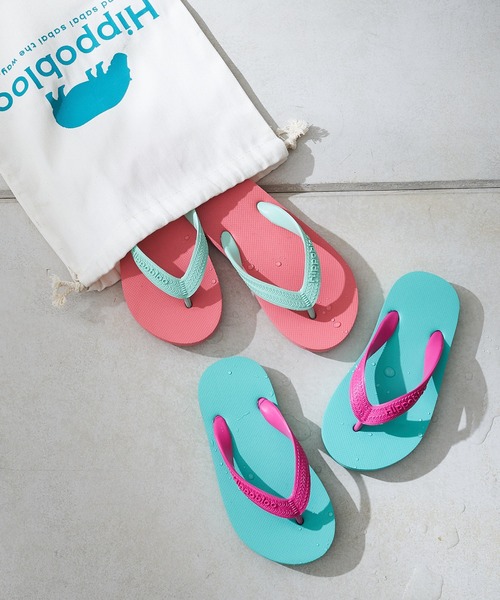 CIAOPANIC TYPY（チャオパニックティピー）の「【Hippobloo/ヒッポブルー】Kid'sビーチサンダル（サンダル・キッズ・ブラック/ダークグリーン/ピンク/インディゴブルー/ブルー/バイオレット/ネイビー/ブラウン・8/7）」の22枚目の写真