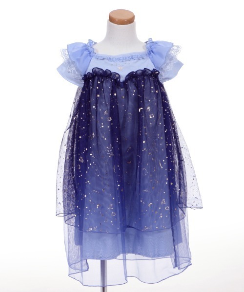 axes femme（アクシーズファム）の「星座柄グラデチュールＯＰ（ワンピース・キッズ・ネイビー/ピンク・LARGE/X-LARGE/XX-LARGE/MEDIUM/SMALL）」の3枚目の写真