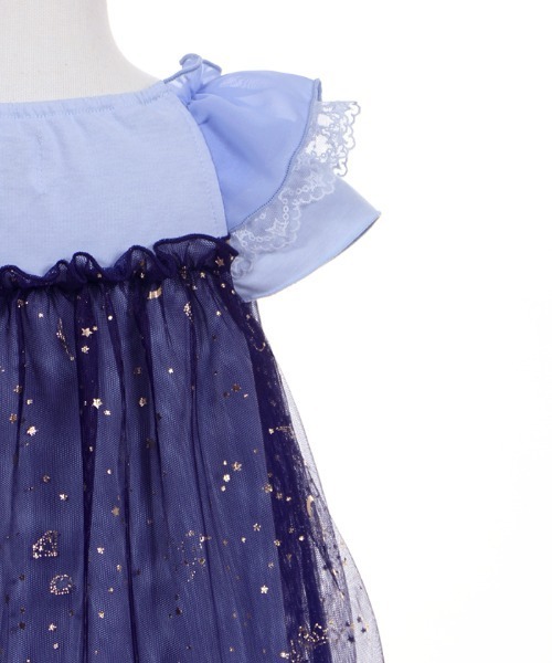 axes femme（アクシーズファム）の「星座柄グラデチュールＯＰ（ワンピース・キッズ・ネイビー/ピンク・LARGE/X-LARGE/XX-LARGE/MEDIUM/SMALL）」の12枚目の写真