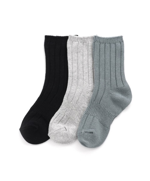 MAKE YOUR DAY（メイクユアデイ）の「ソックスセット（ソックス/靴下・キッズ・ベージュ/ブラウン/キャメル/グレイッシュブルー/チャコールグレー・24/12/15 /18/21）」の4枚目の写真