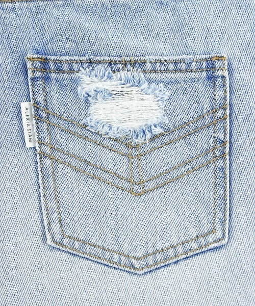 ALEXIA STAM（アリシアスタン）の「Denim Bermuda Shorts/デニムバミューダショーツ（デニムパンツ・レディース・ホワイト/ブルー・S/M/XS）」の20枚目の写真