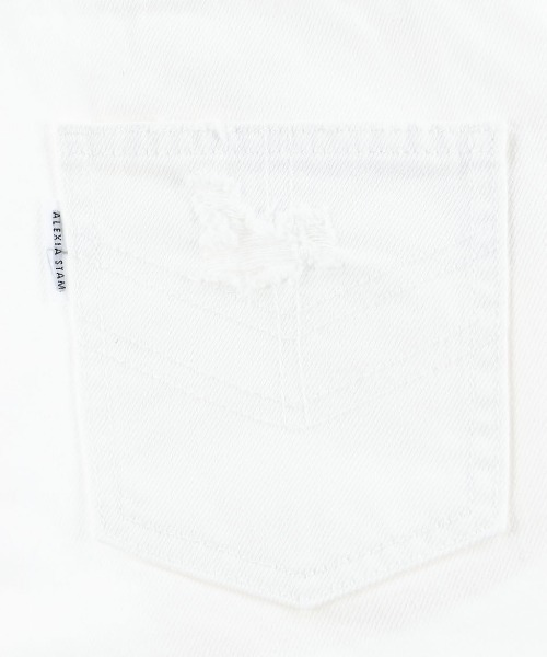 ALEXIA STAM（アリシアスタン）の「Denim Bermuda Shorts/デニムバミューダショーツ（デニムパンツ・レディース・ホワイト/ブルー・S/M/XS）」の14枚目の写真