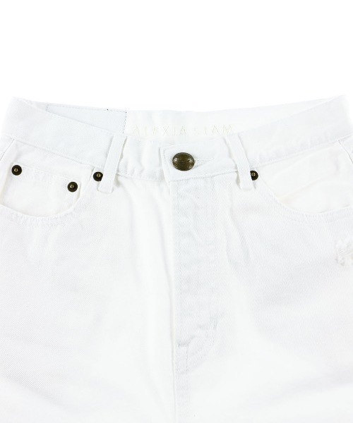 ALEXIA STAM（アリシアスタン）の「Denim Bermuda Shorts/デニムバミューダショーツ（デニムパンツ・レディース・ホワイト/ブルー・S/M/XS）」の19枚目の写真