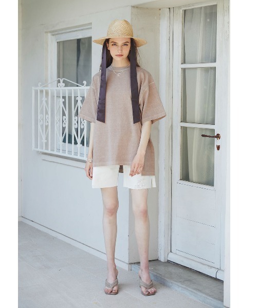 ALEXIA STAM（アリシアスタン）の「Denim Bermuda Shorts/デニムバミューダショーツ（デニムパンツ・レディース・ホワイト/ブルー・S/M/XS）」の18枚目の写真