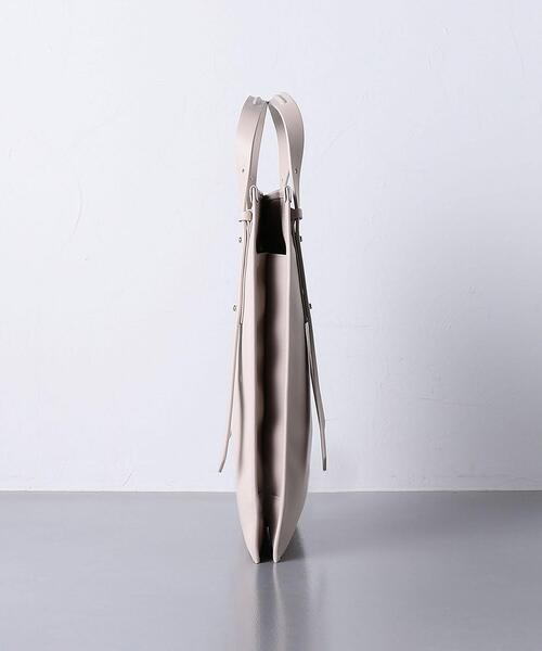 UNITED ARROWS(ユナイテッドアローズ)の「<UNITED ARROWS>フラット スクエア トートバッグ(トートバッグ・レディース・ブラック/ベージュ・FREE)」の5枚目の写真