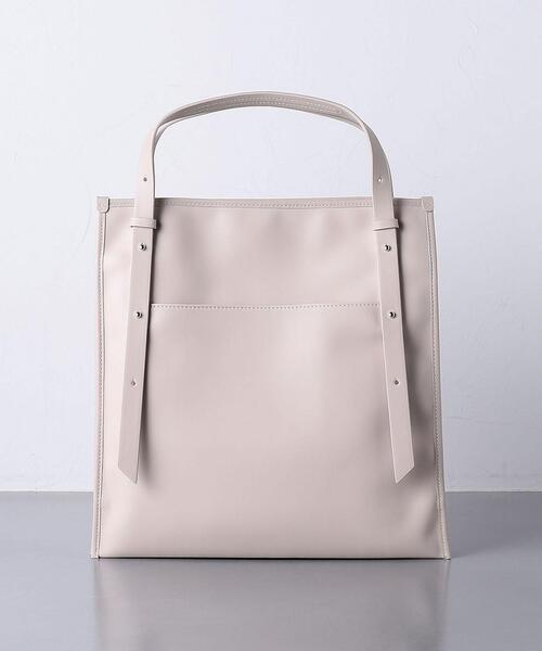 UNITED ARROWS(ユナイテッドアローズ)の「<UNITED ARROWS>フラット スクエア トートバッグ(トートバッグ・レディース・ブラック/ベージュ・FREE)」の6枚目の写真