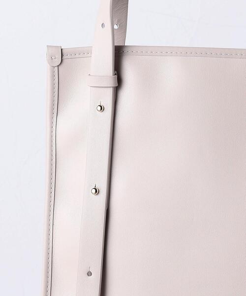 UNITED ARROWS(ユナイテッドアローズ)の「<UNITED ARROWS>フラット スクエア トートバッグ(トートバッグ・レディース・ブラック/ベージュ・FREE)」の8枚目の写真