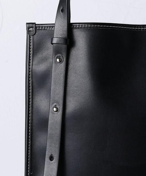 UNITED ARROWS(ユナイテッドアローズ)の「<UNITED ARROWS>フラット スクエア トートバッグ(トートバッグ・レディース・ブラック/ベージュ・FREE)」の13枚目の写真
