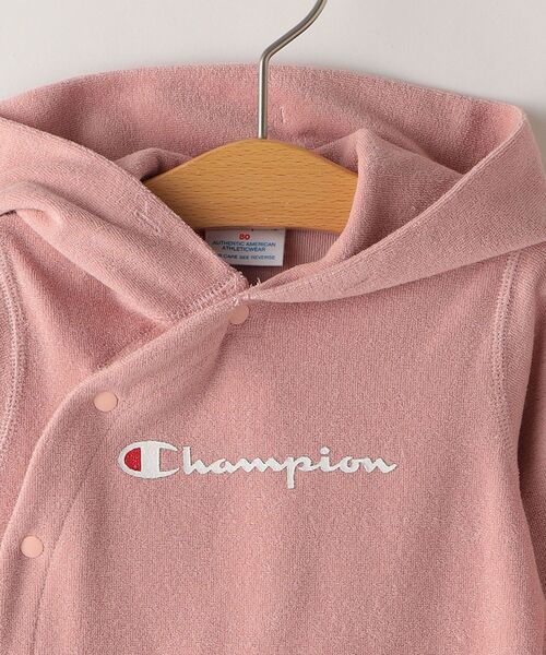 Champion（チャンピオン）の「【SHIPS KIDS別注】Champion:パイル フード ロンパース（ロンパース・キッズ・ベージュ系その他/ナチュラル/ライトブルー/ピンク・80/70）」の13枚目の写真