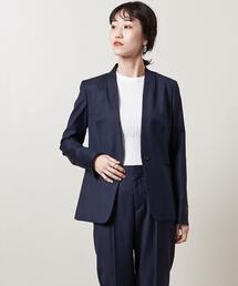 UNITED ARROWS | ＜UNITED ARROWS＞CANONICO ノーラペル ジャケット P(ノーカラージャケット)