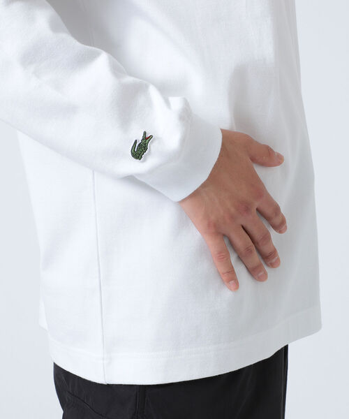 LACOSTE（ラコステ）の「LACOSTE × BEAMS / 別注 Long Sleeve T-shirt（Tシャツ/カットソー・メンズ・ホワイト/ブラック/ベージュ/ネイビー・2/3/4/5/6）」の15枚目の写真