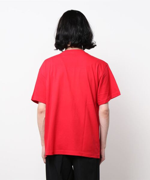 WEGO GRAPHICS（ウィゴーグラフィックス）の「WEGO/放課後アート部 陽ポジトロンT（Tシャツ/カットソー・メンズ・レッド/ホワイト・LARGE/MEDIUM/X-LARGE）」の21枚目の写真