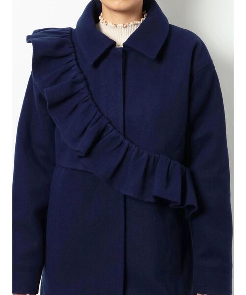 merry jenny（メリージェニー）の「アシメフリルビスチェcollar（付け襟・レディース・アイボリー/ブラック/ネイビー・FREE）」の14枚目の写真