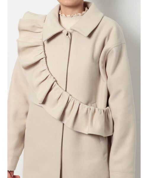 merry jenny（メリージェニー）の「アシメフリルビスチェcollar（付け襟・レディース・アイボリー/ブラック/ネイビー・FREE）」の8枚目の写真