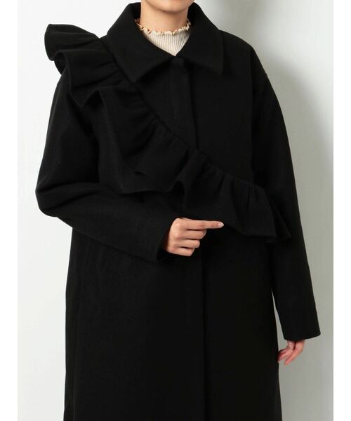 merry jenny（メリージェニー）の「アシメフリルビスチェcollar（付け襟・レディース・アイボリー/ブラック/ネイビー・FREE）」の5枚目の写真