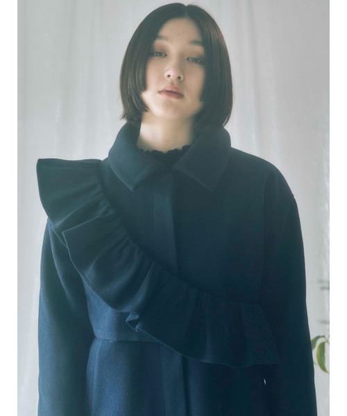 merry jenny（メリージェニー）の「アシメフリルビスチェcollar（付け襟・レディース・アイボリー/ブラック/ネイビー・FREE）」の20枚目の写真