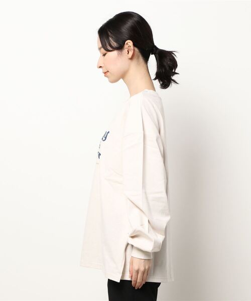 ems excite（エムズエキサイト）の「ロゴロンTEE（Tシャツ/カットソー・レディース・オフホワイト/ピンク/ブルー・FREE）」の13枚目の写真