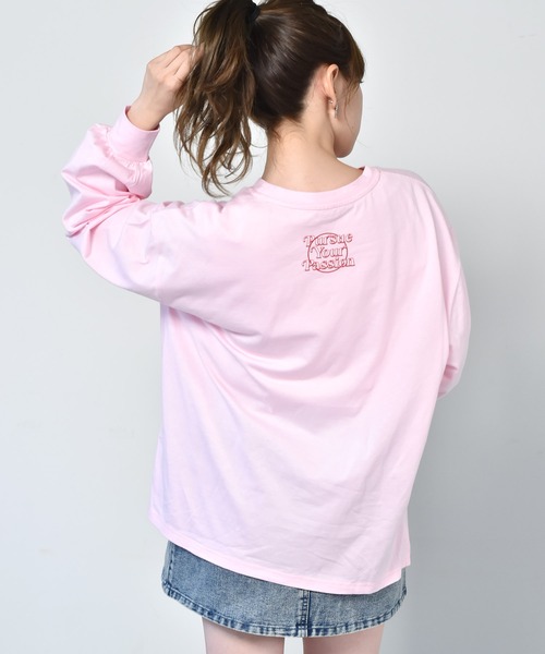 ems excite（エムズエキサイト）の「ロゴロンTEE（Tシャツ/カットソー・レディース・オフホワイト/ピンク/ブルー・FREE）」の15枚目の写真