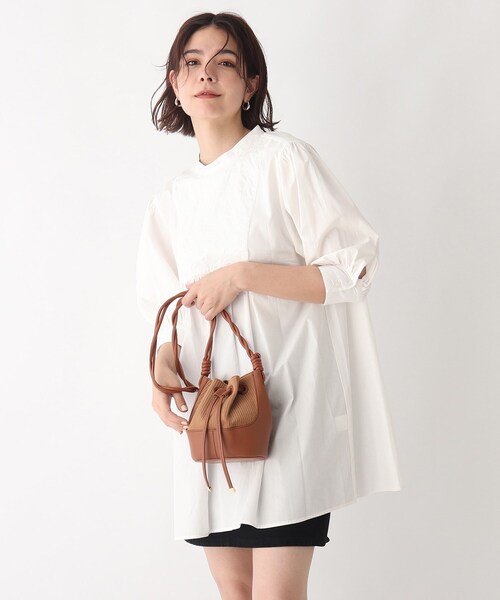 AG by aquagirl（エージーバイアクアガール）の「◆コーデュロイミニ巾着ショルダー（ショルダーバッグ・レディース・オフホワイト/カーキ/キャメル・00）」の3枚目の写真