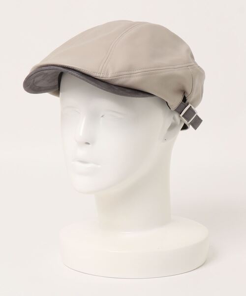 ikka（イッカ）の「フェイクレザーハンチング（ハンチング/ベレー帽・メンズ・グレー/ブラック/ネイビー・FREE）」の15枚目の写真