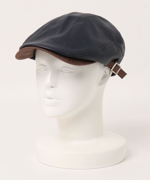 ikka（イッカ）の「フェイクレザーハンチング（ハンチング/ベレー帽・メンズ・グレー/ブラック/ネイビー・FREE）」の16枚目の写真