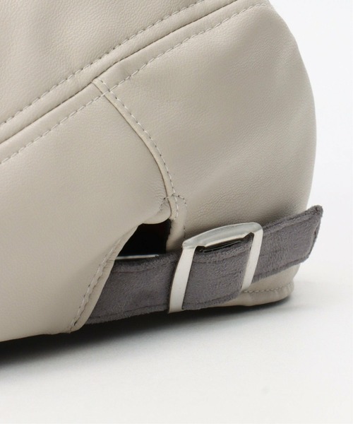 ikka（イッカ）の「フェイクレザーハンチング（ハンチング/ベレー帽・メンズ・グレー/ブラック/ネイビー・FREE）」の10枚目の写真