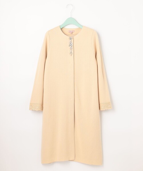 TOCCA(トッカ)の「【洗える!】ALVA KNITCOAT ニットコート(その他アウター・レディース・ベージュ系/ネイビー系・F)」の4枚目の写真