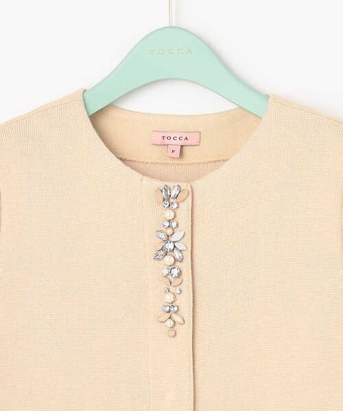 TOCCA(トッカ)の「【洗える!】ALVA KNITCOAT ニットコート(その他アウター・レディース・ベージュ系/ネイビー系・F)」の13枚目の写真