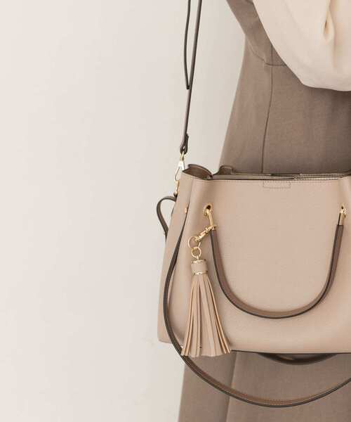 RODE SKO(ロデスコ)の「ワイド4WAYトートバッグ(トートバッグ・レディース・ブラック/グレー系その他/アイボリー/ベージュ/パープル系その他/キャメル/グレー・ONE)」の11枚目の写真