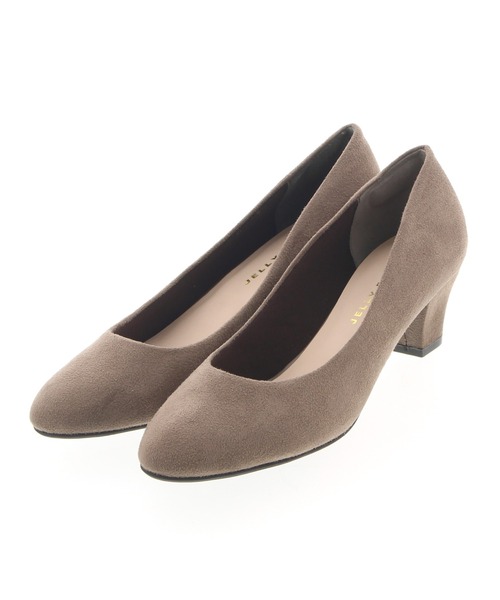 JELLY BEANS(ジェリービーンズ)の「プレーンパンプス<ふわさら><痛くない><疲れない>(204-42725)JELLY BEANS(ジェリービーンズ)(パンプス・レディース・グレイッシュベージュ/ブラック/ラベンダー/ライトグレー/ブラック系その他/ライトピンク/ブラック系1/グレー系1/パープル/ベージュ系その他・23.5/23/24.5/24/22.5/22/21.5/25.5/25)」の11枚目の写真