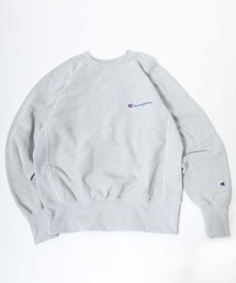 Champion | Champion◆REVERSE WEAVE L.W.D.ワンポイントロゴ刺繍クルーネックスウェットトレーナー(裏起毛）(スウェット)
