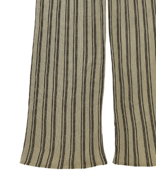 select MOCA(セレクトモカ)の「2021 AW マルチピッチストライプニットパンツ(その他パンツ・レディース・ブラック/ライトベージュ・FREE)」の14枚目の写真