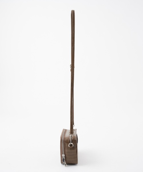 COLONY 2139（コロニートゥーワンスリーナイン）の「リサイクルレザータッチ お財布ショルダーバッグ（ショルダーバッグ・レディース・ブラック/ベージュ/ブラウン/グリーン・FREE）」の7枚目の写真