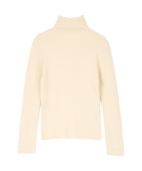 titivate(ティティベイト)の「ハイネックリブトップス(ニット/セーター・レディース・アイボリー/オリーブ/レッド/モカ/ブラック/ライトブルー/杢グレー・M)」の8枚目の写真