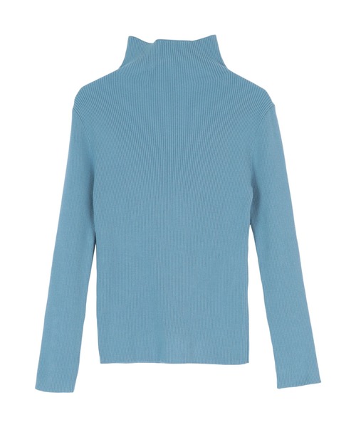 titivate(ティティベイト)の「ハイネックリブトップス(ニット/セーター・レディース・アイボリー/オリーブ/レッド/モカ/ブラック/ライトブルー/杢グレー・M)」の15枚目の写真