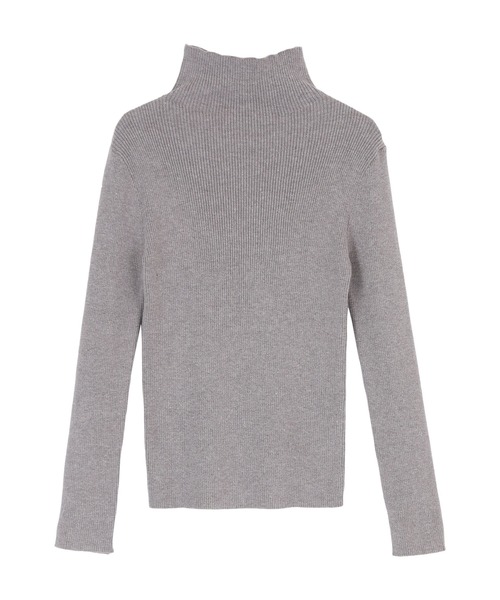 titivate(ティティベイト)の「ハイネックリブトップス(ニット/セーター・レディース・アイボリー/オリーブ/レッド/モカ/ブラック/ライトブルー/杢グレー・M)」の14枚目の写真