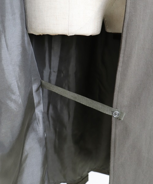 BLUEEAST(ブルーイースト)の「ダブルボタンジャンスカ 2WAYジレワンピース(ジャンパースカート・レディース・チャコールグレー/ブラック/キャメル/ブラウン系/ブラック系/ライトカーキ/ベージュ・MEDIUM)」の22枚目の写真