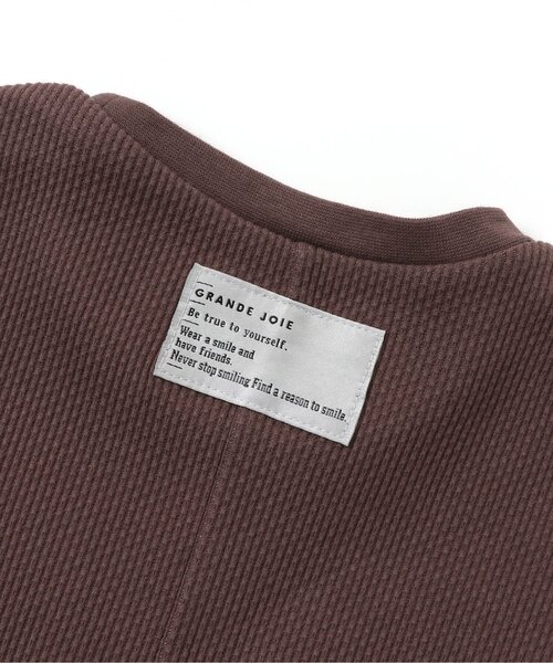 apres les cours（アプレレクール）の「ベスト付き2PTシャツ（Tシャツ/カットソー・キッズ・キャメル/エンジ・120/130/100/110/140/80/90）」の6枚目の写真