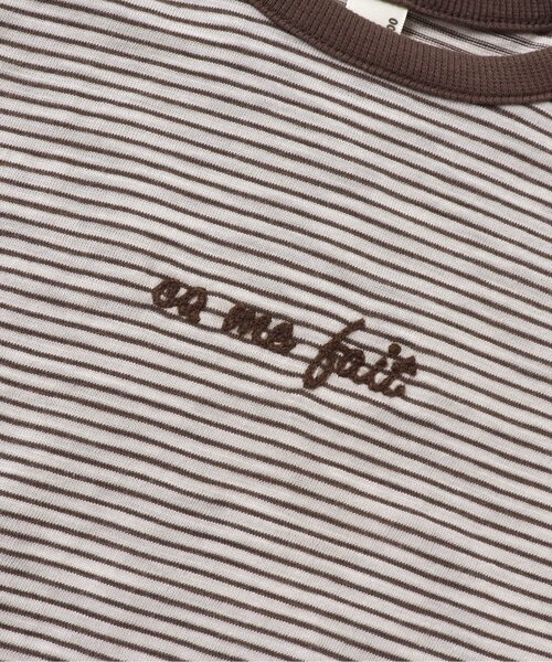 apres les cours（アプレレクール）の「ベスト付き2PTシャツ（Tシャツ/カットソー・キッズ・キャメル/エンジ・120/130/100/110/140/80/90）」の15枚目の写真