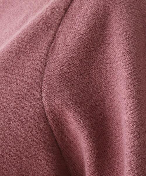 DRESKIP（ドレスキップ）の「◆袖口フェイクパ－ル付きボリュームスリーブニット（ニット/セーター・レディース・ライトグリーン/ブラック系1/サンドベージュ/パープル系・03/02）」の12枚目の写真