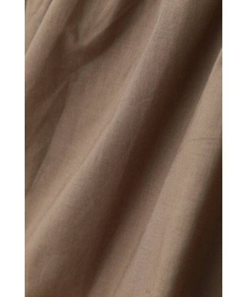 N.（N. Natural Beauty Basic）（エヌエヌナチュラルビューティーベーシック）の「【追加生産】◆コットンシャーリングペプラムブラウス（シャツ/ブラウス・レディース・ブラック/モカ/グリーン・MEDIUM）」の18枚目の写真