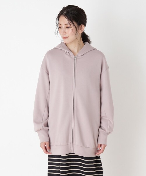 SHOO・LA・RUE(シューラルー)の「◆ダンボールZIPパーカー(パーカー・レディース・ブラウン系その他/アイボリー/ベビーピンク・04/03/02)」の6枚目の写真